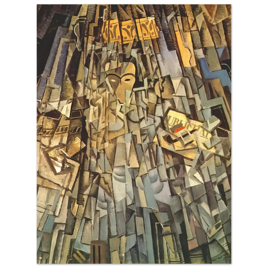 Salvador Dali - CUBIST SELF PORTRAIT Fine Art Poster - Default Title
