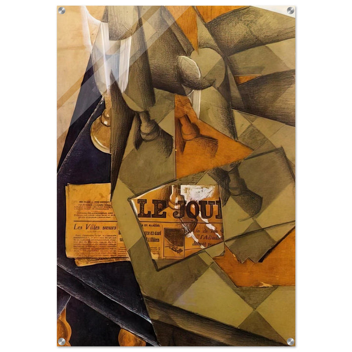 STILL LIFE 1914 - Juan Gris Acrylic Print - 70x100 cm / 28x40″ inches