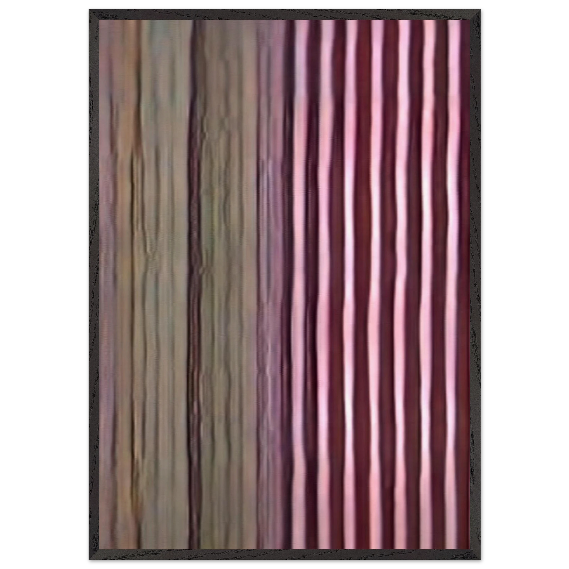 Firecracker - 1968 - Gene Davis Framed Art Print – Black Wooden Frame - Default Title - -Framed Art Print