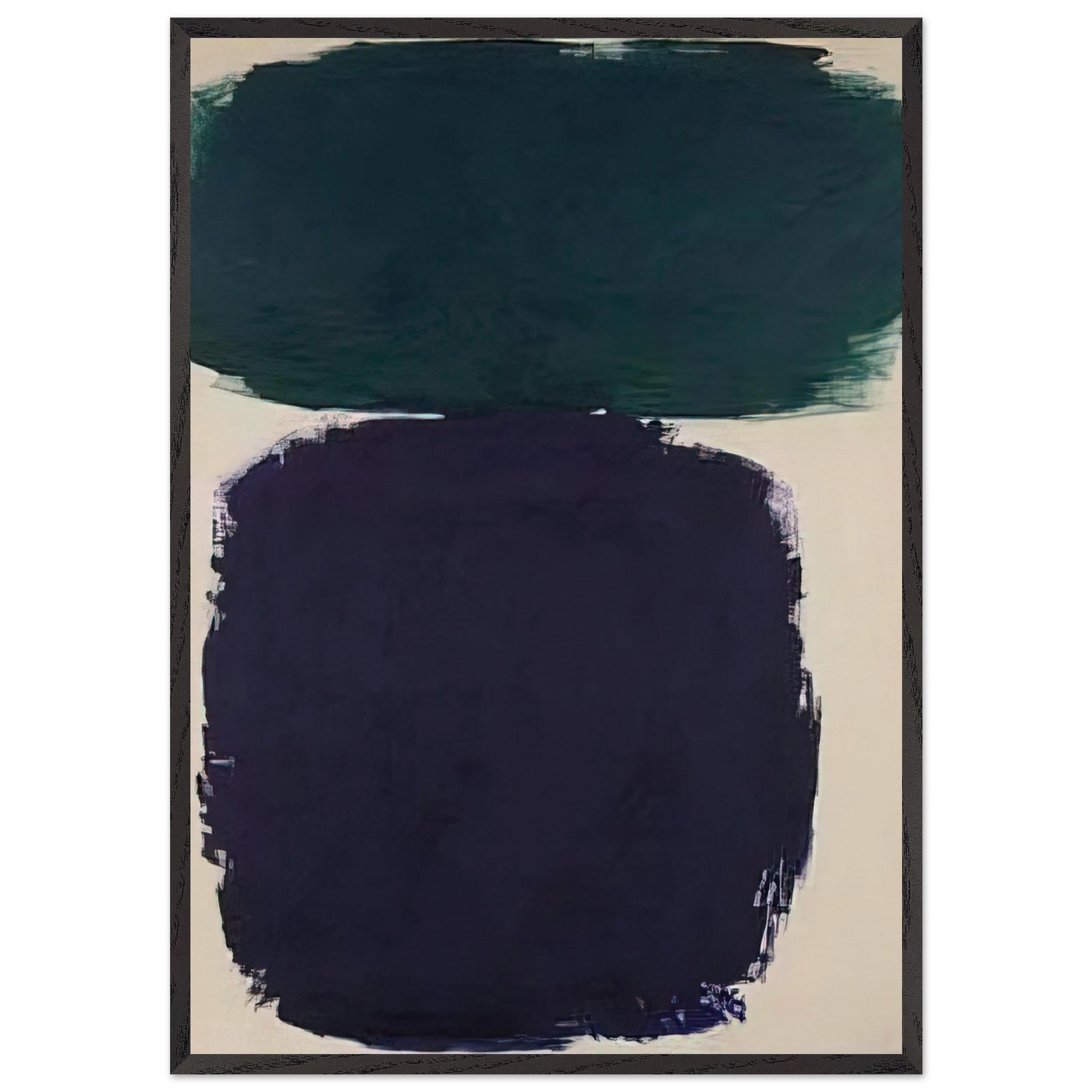 Untitled - 1961 N5 - Ray Parker Framed Art Print – Black Wooden Frame - Default Title - -Framed Art Print