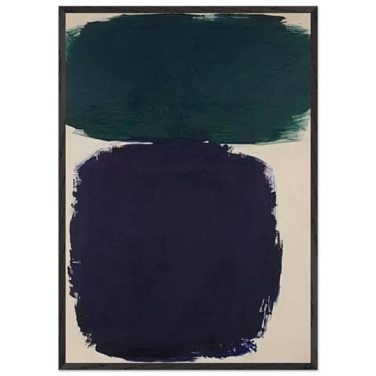 Untitled - 1961 N5 - Ray Parker Framed Art Print – Black Wooden Frame - Default Title - -Framed Art Print