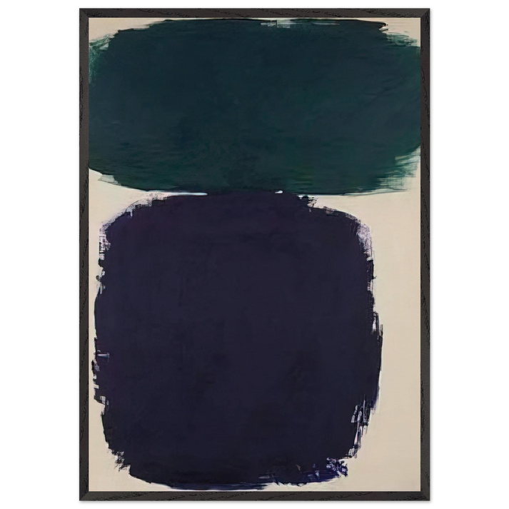 Untitled - 1961 N5 - Ray Parker 70x100 cm / 28x40 inches Framed Art Print – Black Wooden Frame