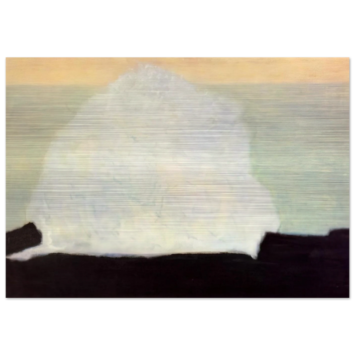 White Wave - 1954 - Milton Avery Brushed Aluminum Print - 70x100 cm / 28x40 inches | Milton Avery Aluminum Print | Milton Avery Prints