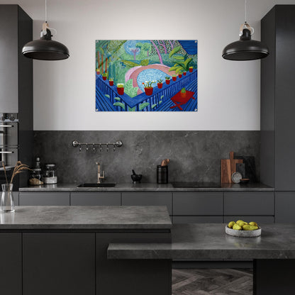 David Hockney - David Hockney Acrylic Print - 70x100 cm / 28x40″ inches | David Hockney Art | Artwork by David Hockney