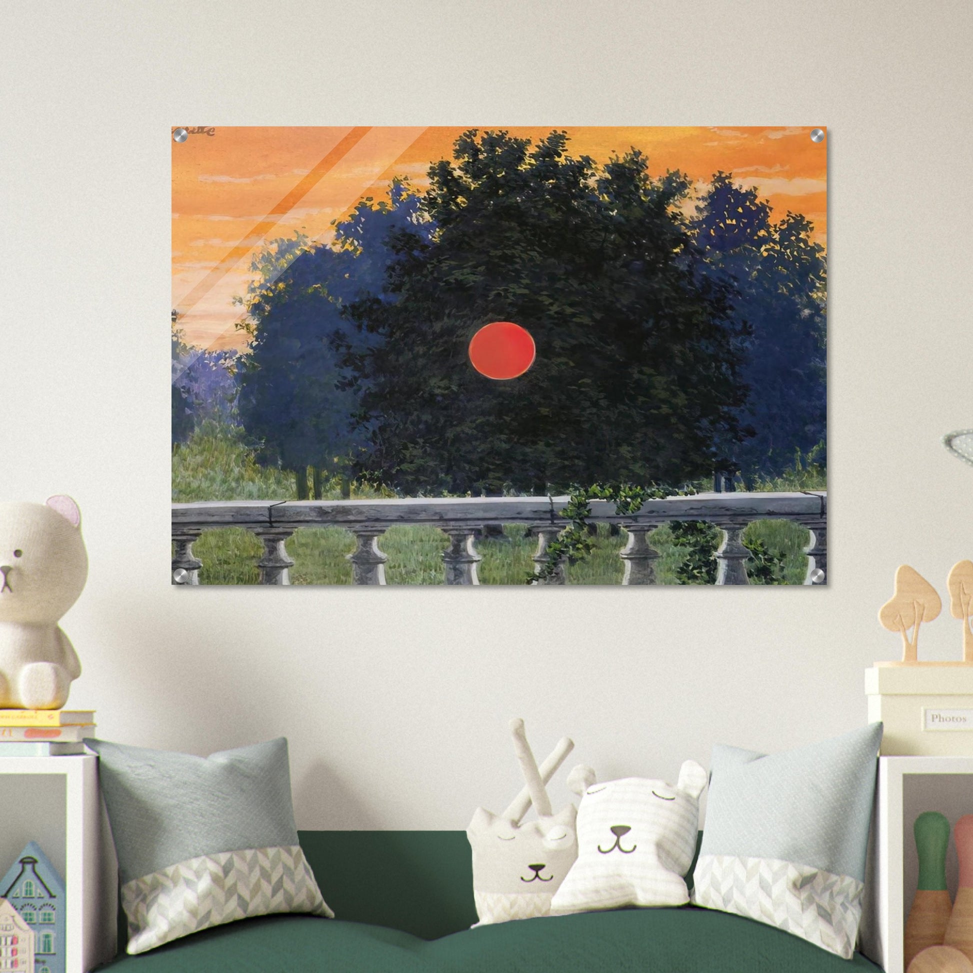 BANQUET 1955 - Rene Magritte Acrylic Print - 70x100 cm / 28x40″ inches | Rene Magritte Wall Art | Rene Magritte Prints