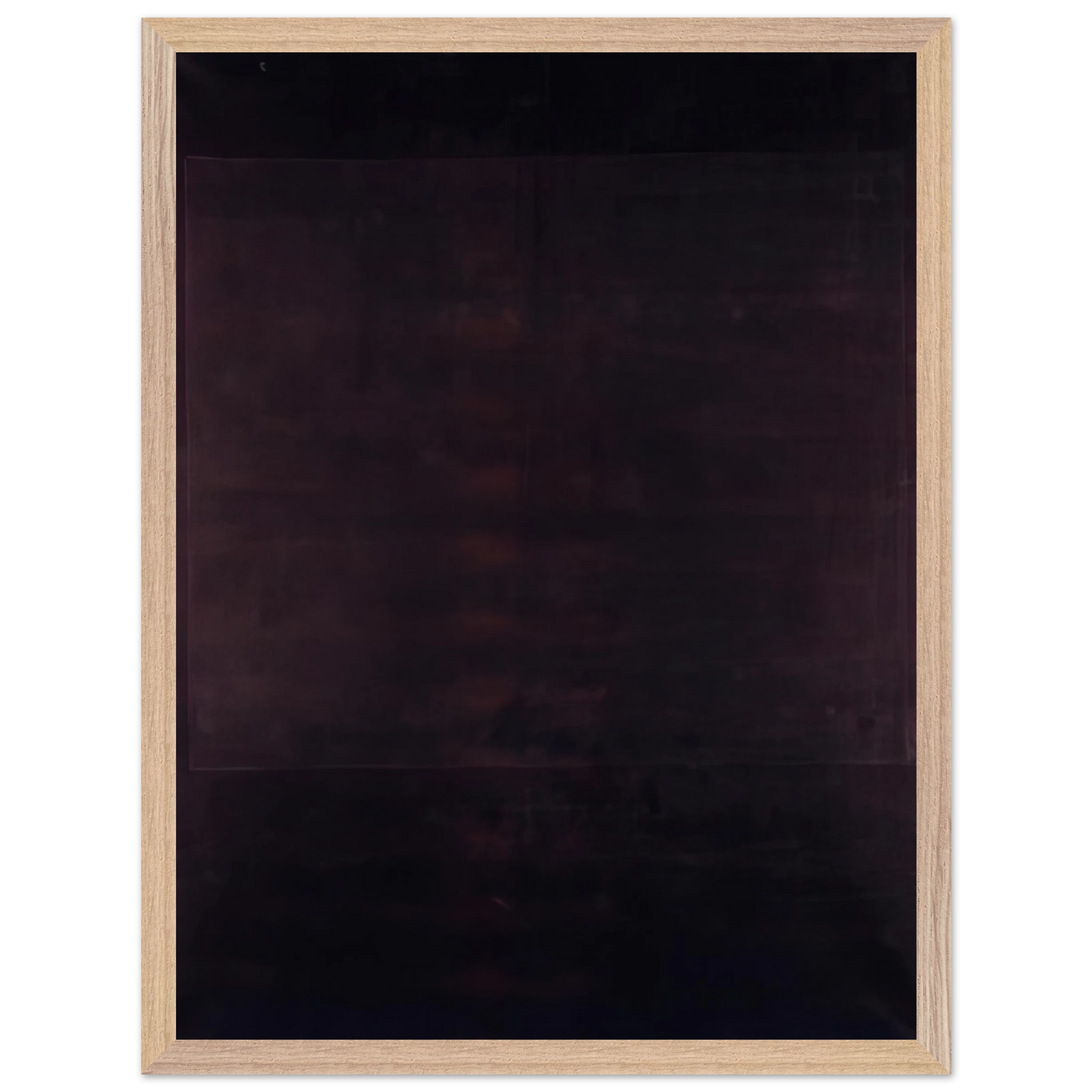 Mark Rothko - No. 4 - 1964 Wall Art - 21x29.7 cm / 8x12" - Premium Wooden Framed Poster With Fine Art Paper - White frame