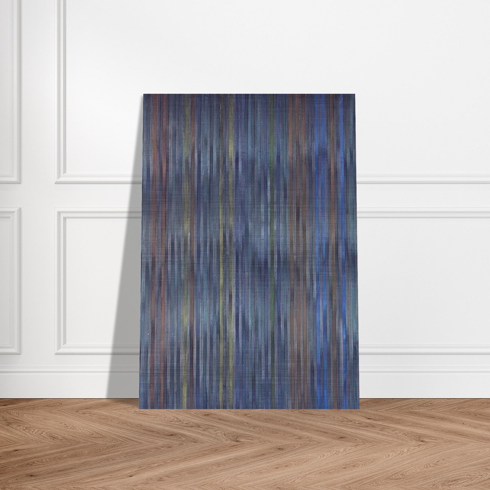 Black Friar - 1978 - Gene Davis Brushed Aluminum Print - 70x100 cm / 28x40 inches | Gene Davis Aluminum Print | Gene Davis Prints