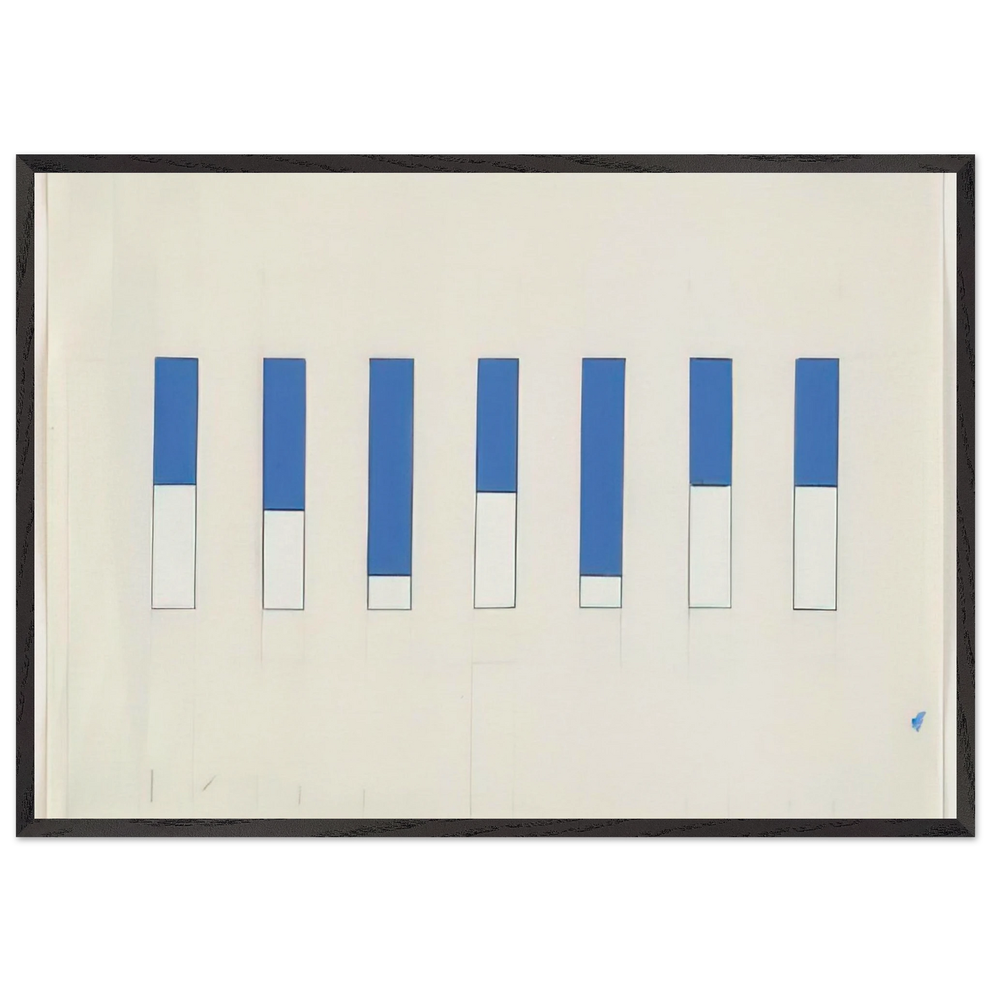 Awnings Avenue Matignon - Ellsworth Kelly Framed Art Print – Black Wooden Frame - Default Title - -Framed Art Print