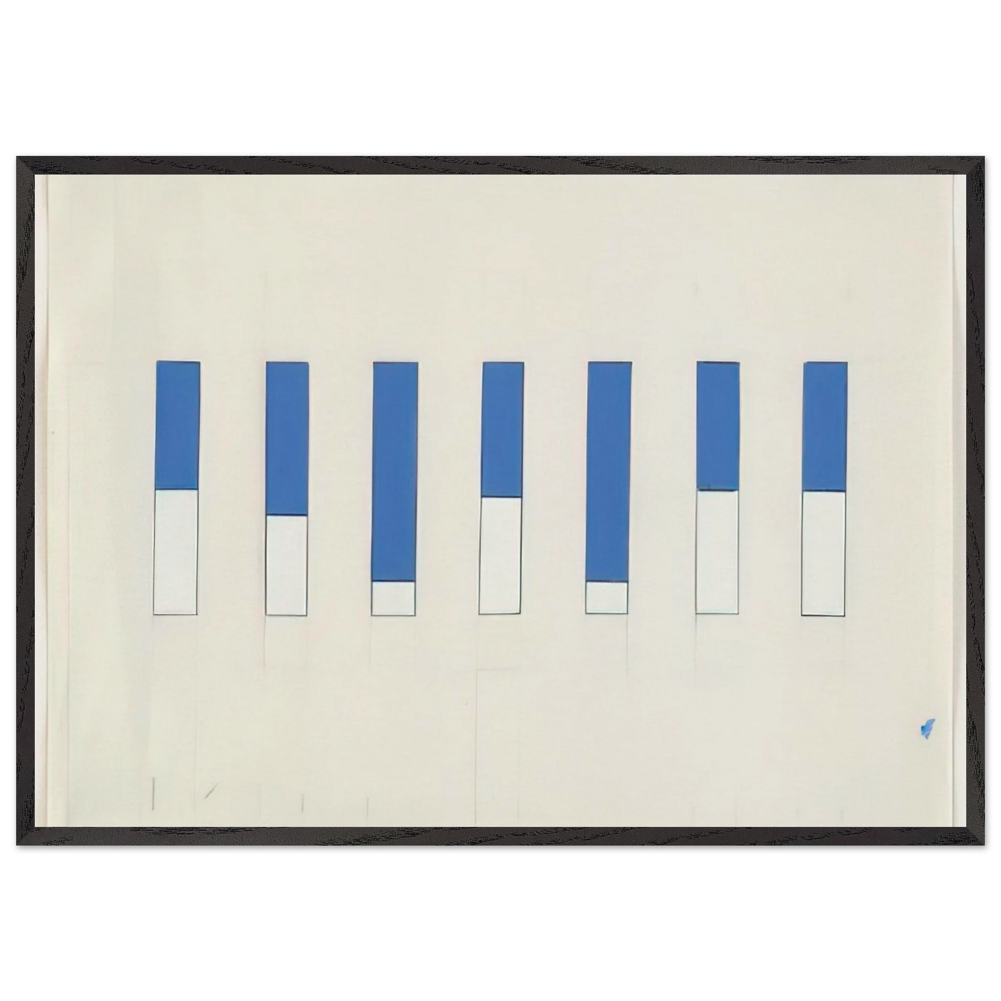 Awnings Avenue Matignon - Ellsworth Kelly Framed Art Print – Black Wooden Frame - Default Title - -Framed Art Print