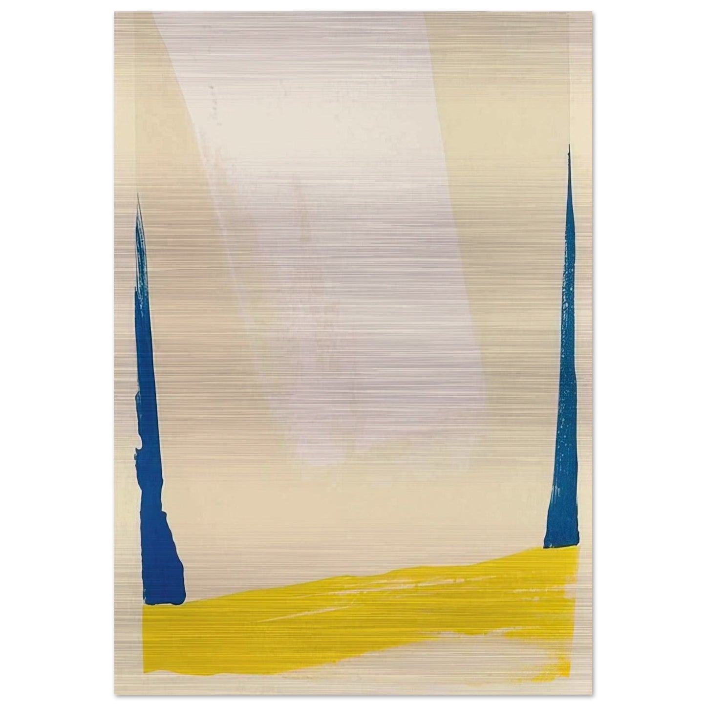 White Portal - 1967 - Helen Frankenthaler Brushed Aluminum Print - 70x100 cm / 28x40 inches | Helen Frankenthaler Aluminum Print | Helen Frankenthaler Prints