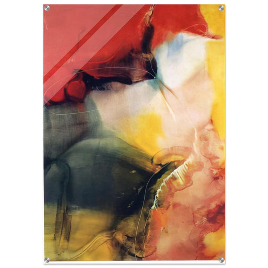 Lotus - Paul Jenkins Acrylic Print - 70x100 cm / 28x40″ inches | Paul Jenkins Wall Art | Paul Jenkins Prints