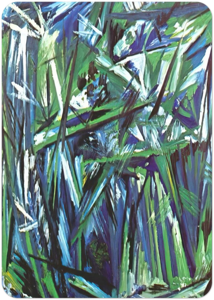 Green Forest - 1911 By Natalia Goncharova Pack of 10 Post Cards | Natalia Goncharova Post Cards | A6 (10.5 x 14.8 cm) - 4.1 x 5.8 inches