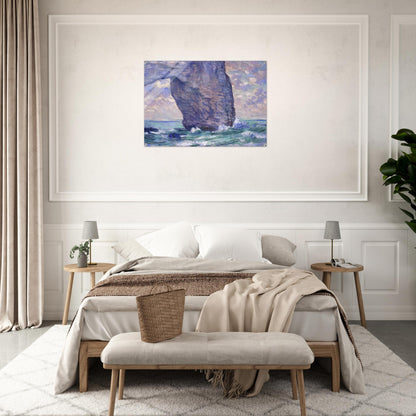 The Manneport, Seen from Below - claude monet Acrylic Print - 70x100 cm / 28x40″ inches