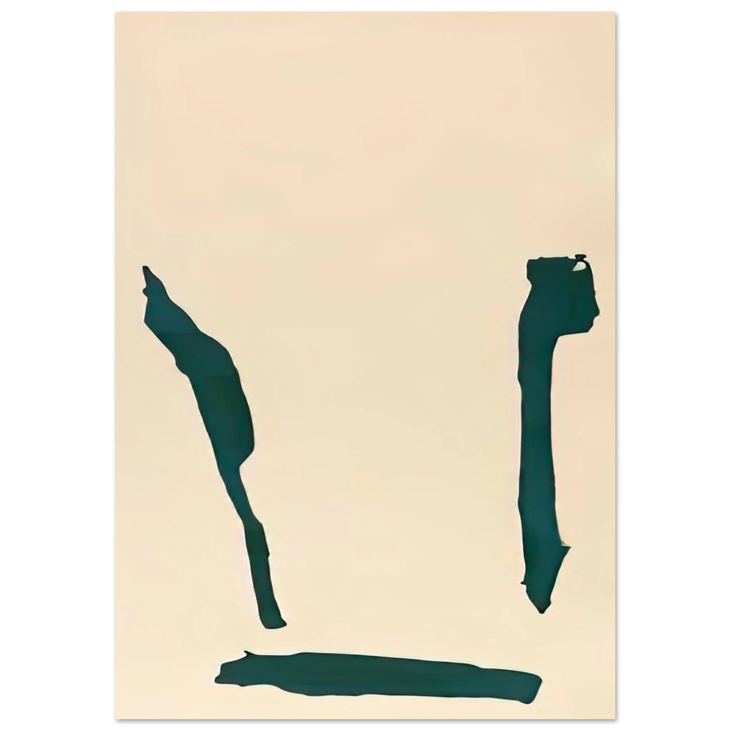 Helen Frankenthaler - Cloister, 1969- Wall Art - 21x29.7 cm / 8x12" - Premium Wooden Framed Poster With Fine Art Paper - Black frame