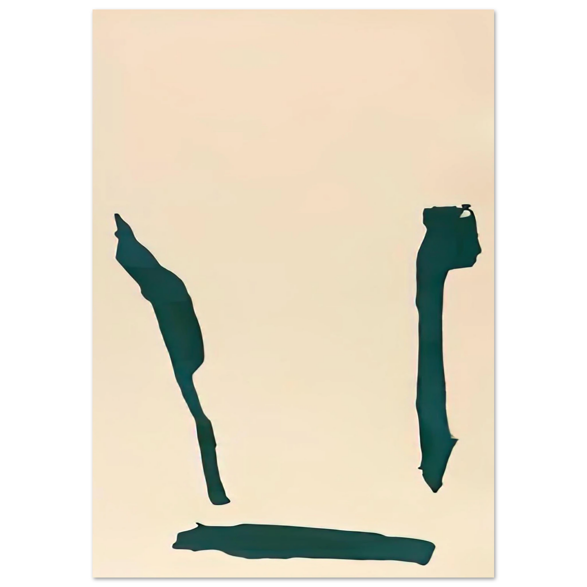 Helen Frankenthaler - Cloister, 1969- Wall Art - 21x29.7 cm / 8x12" - Premium Wooden Framed Poster With Fine Art Paper - Black frame