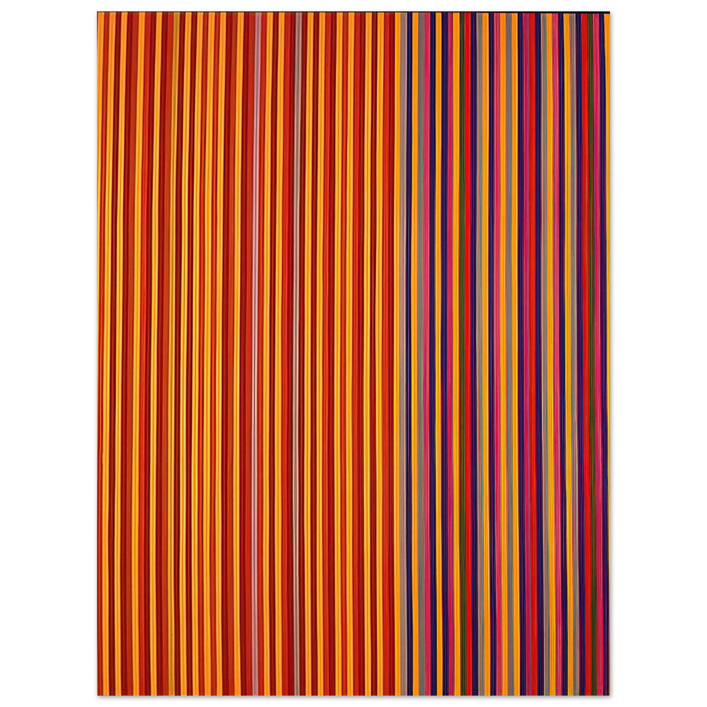 Gene Davis - Equinox - 1965 Fine Art Poster - Default Title