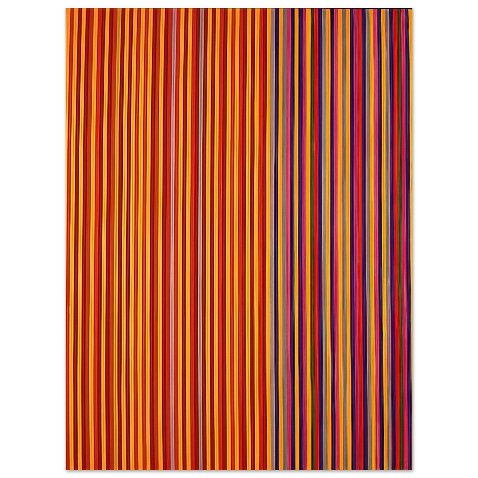 Gene Davis - Equinox - 1965 Fine Art Poster - Default Title