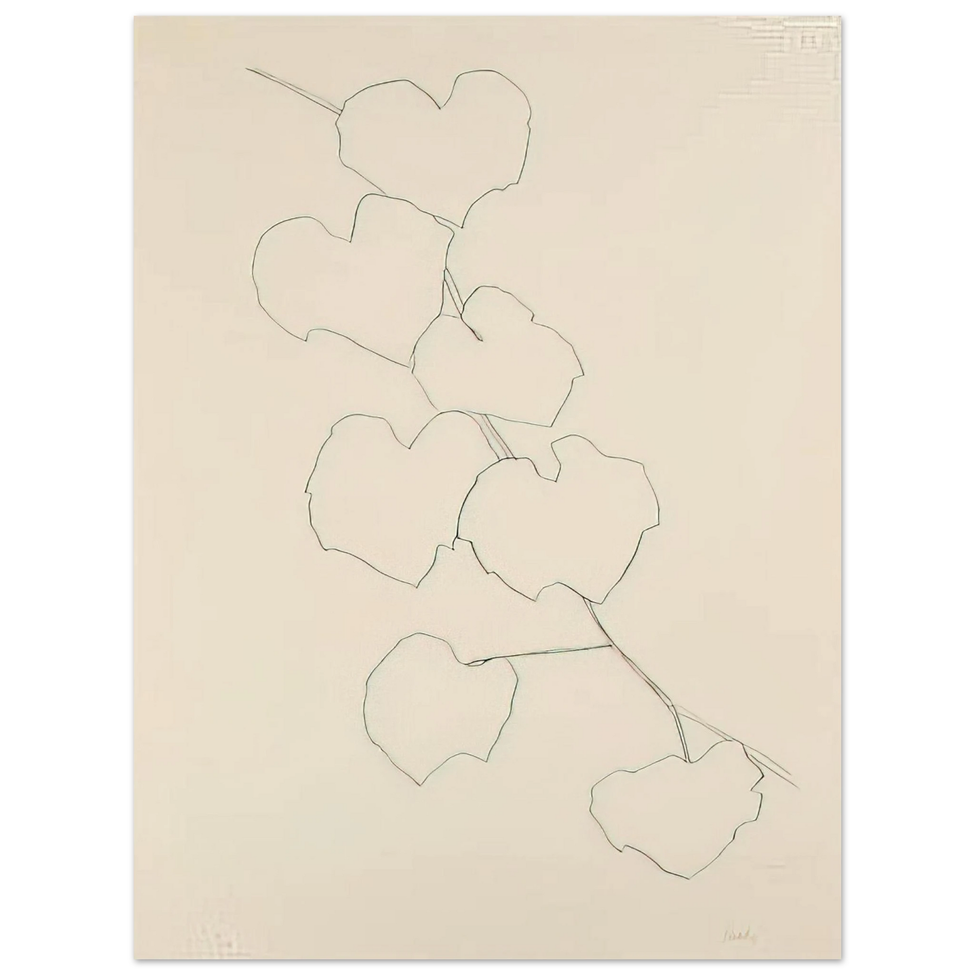 Ellsworth Kelly - Grape Leaves II Fine Art Poster - Default Title