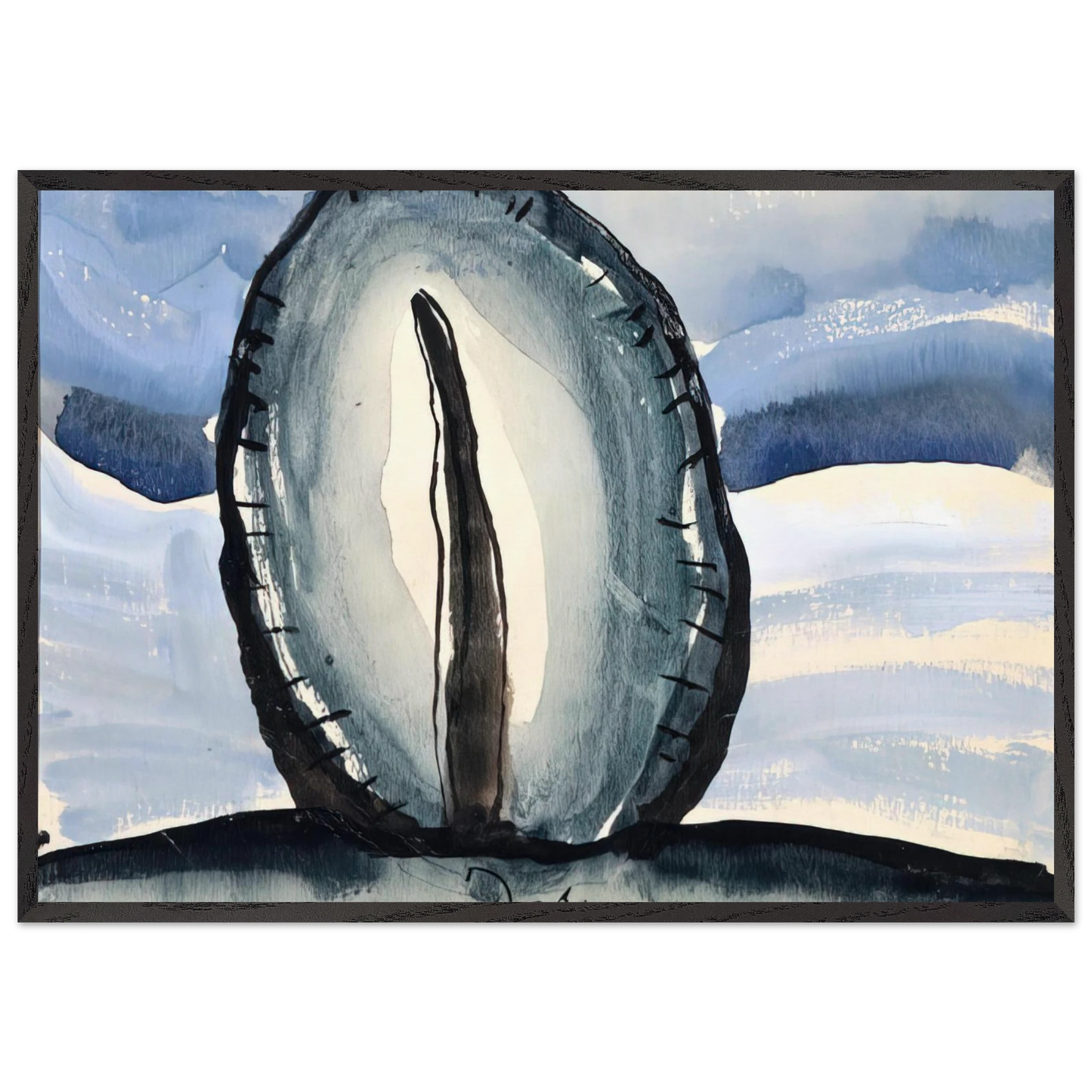 Tree - 1935 - Arthur Dove Framed Art Print – Black Wooden Frame - Default Title - -Framed Art Print