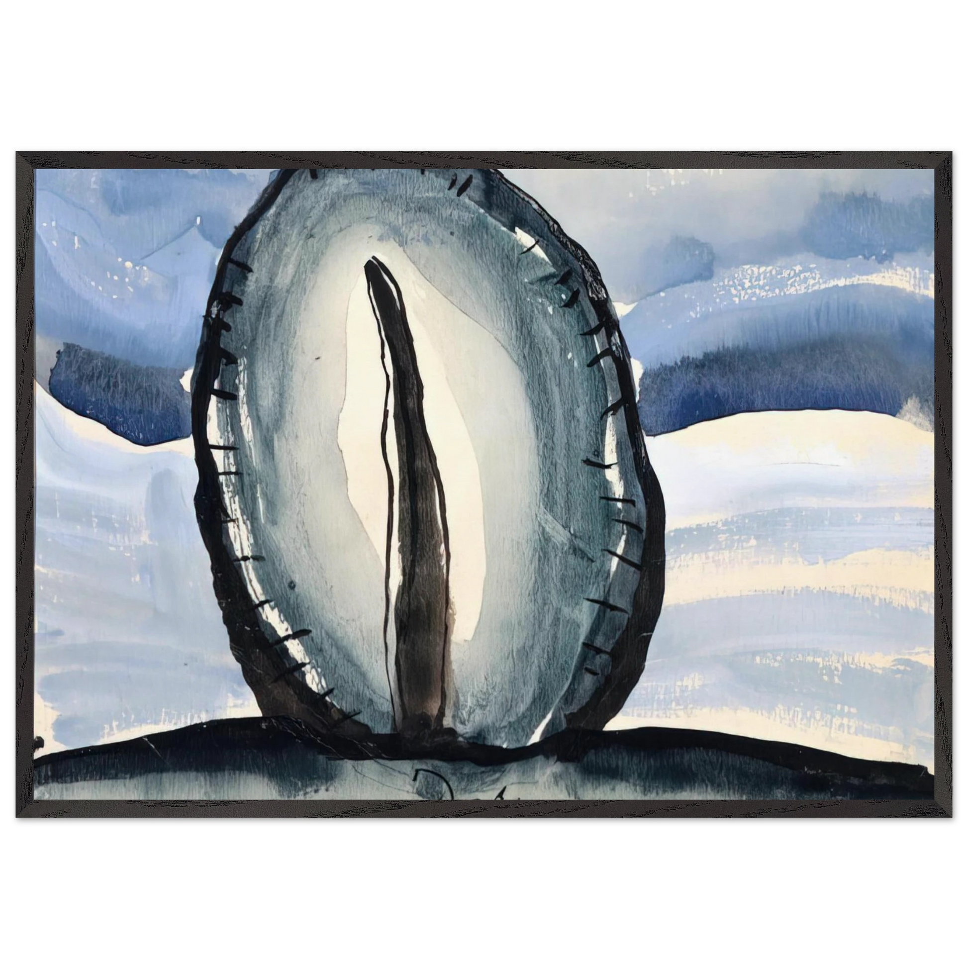 Tree - 1935 - Arthur Dove Framed Art Print – Black Wooden Frame - Default Title - -Framed Art Print