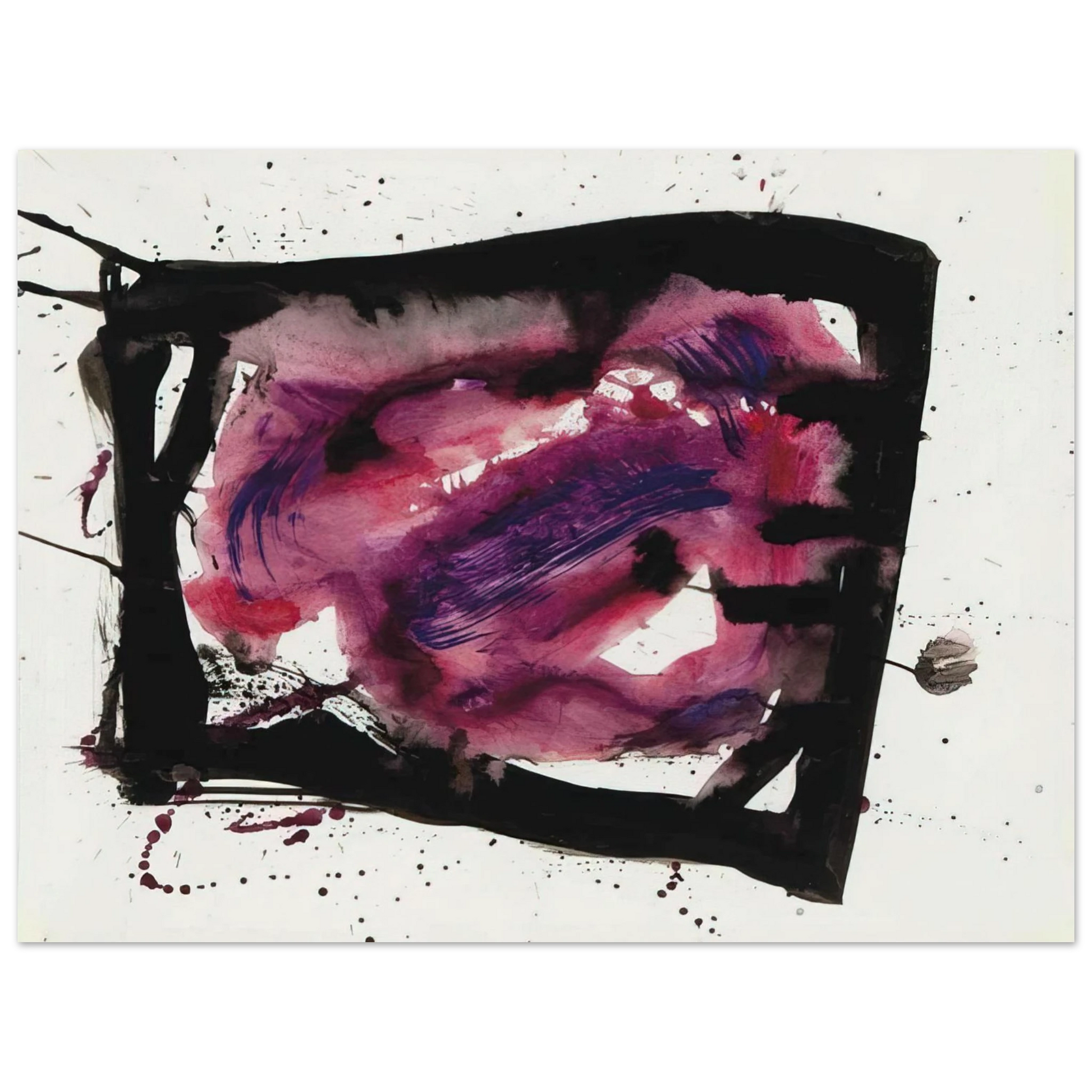 Sam Francis - Untitled  SF72-1009  Fine Art Poster - Default Title