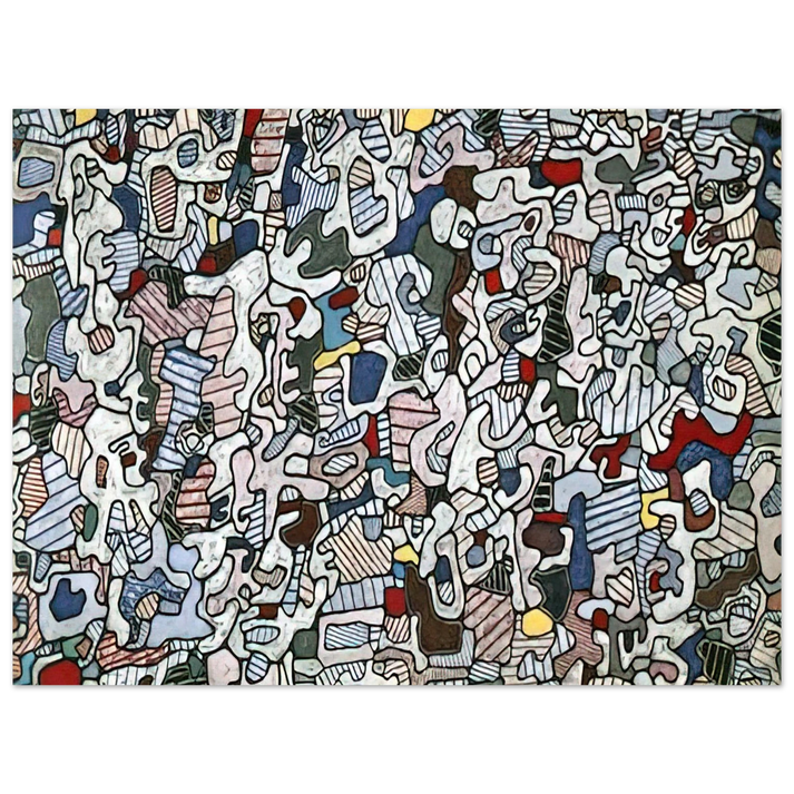 Jean Dubuffet - L HOURLOUPE 1966  75x100 cm / 30x40inches Fine Art Poster