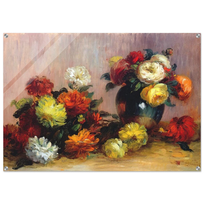 Bouquets of Flowers - Pierre-Auguste Renoir Acrylic Print - 70x100 cm / 28x40″ inches | Pierre-Auguste Renoir Wall Art | Pierre-Auguste Renoir Prints