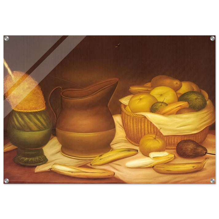 STILL LIFE 2 - Fernando Botero Acrylic Print - 70x100 cm / 28x40″ inches