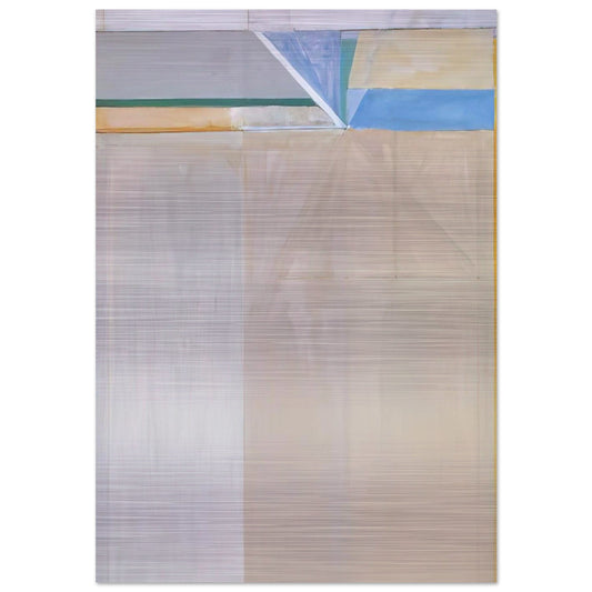 Ocean Park #46 - Richard Diebenkorn Brushed Aluminum Print - 70x100 cm / 28x40 inches | Richard Diebenkorn Aluminum Print | Richard Diebenkorn Prints