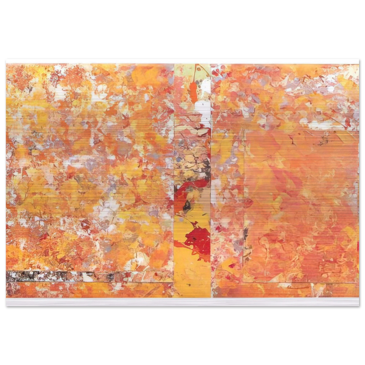Toward a Red - Sam Gilliam Brushed Aluminum Print - 70x100 cm / 28x40 inches | Sam Gilliam Aluminum Print | Sam Gilliam Prints