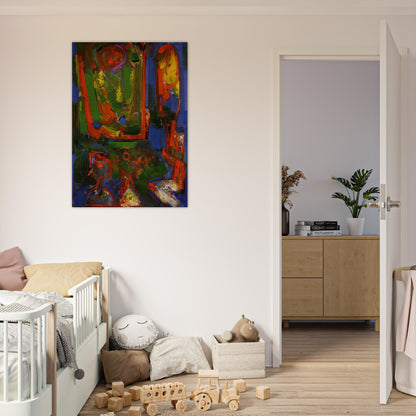 Asklepois - Hans Hofmann Brushed Aluminum Print - 70x100 cm / 28x40 inches | Hans Hofmann Aluminum Print | Hans Hofmann Prints