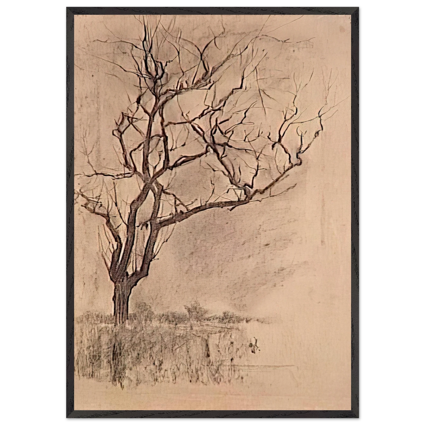 Wall artDesign for the Church of St Jacob - Piet Mondrian Framed Art Print – Black Wooden Frame - Default Title - -Framed Art Print