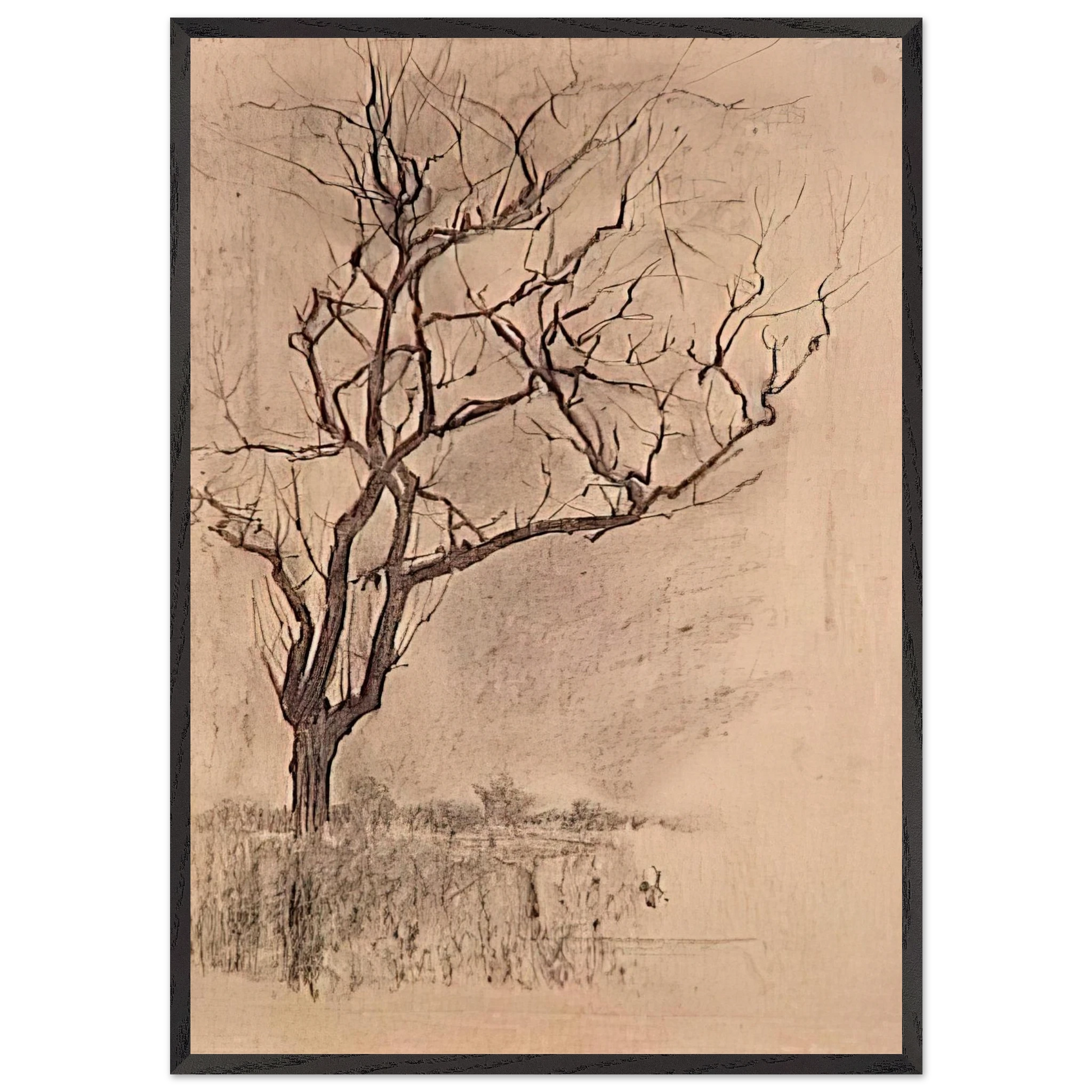 Wall artDesign for the Church of St Jacob - Piet Mondrian Framed Art Print – Black Wooden Frame - Default Title - -Framed Art Print