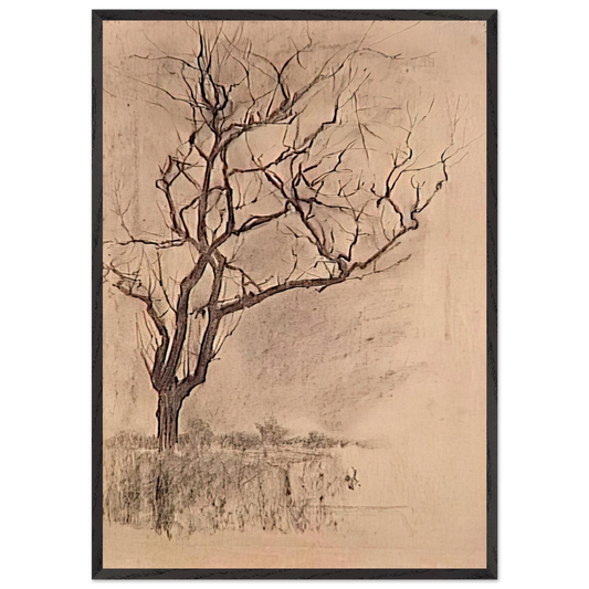 Wall artDesign for the Church of St Jacob - Piet Mondrian Framed Art Print – Black Wooden Frame - Default Title - -Framed Art Print