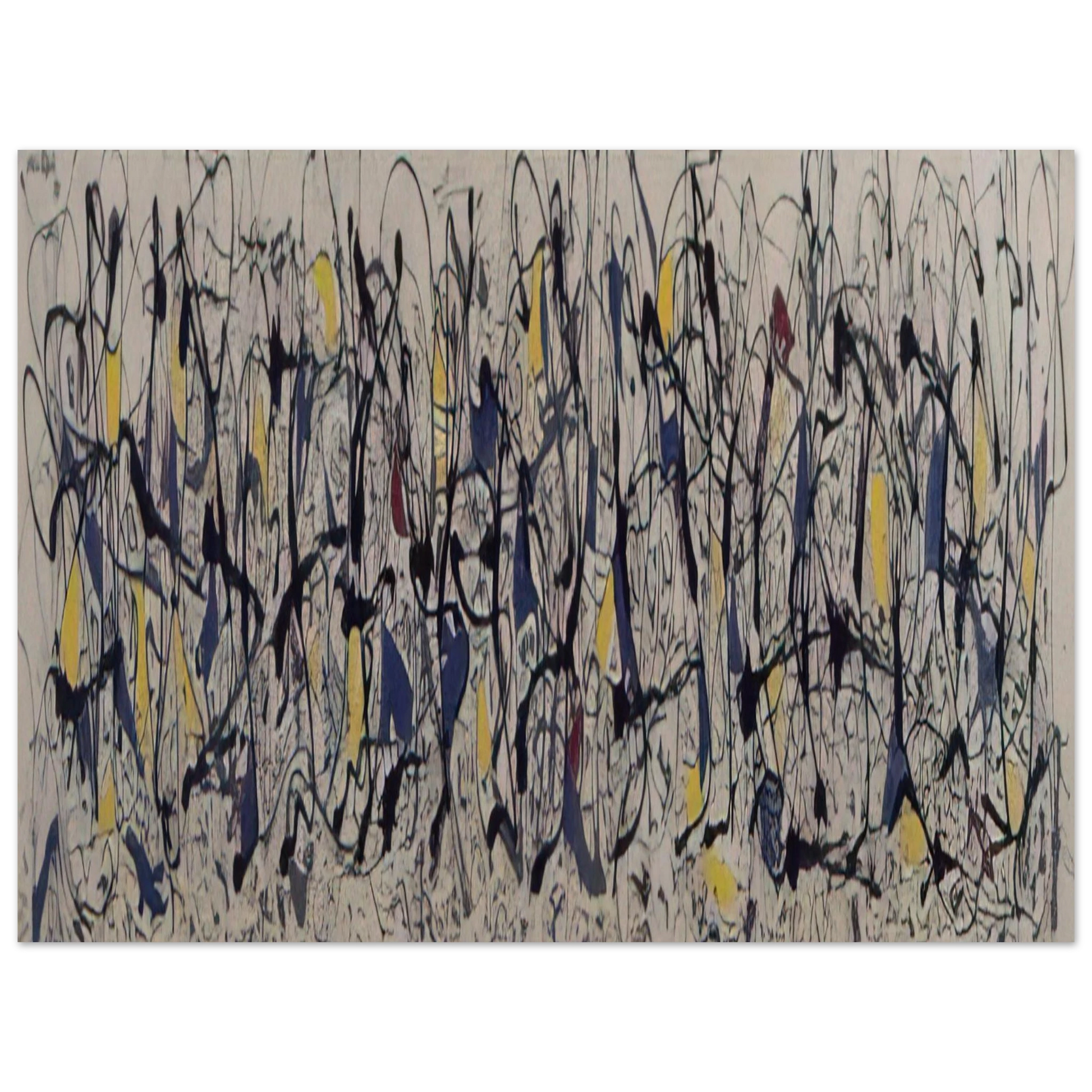 Jackson Pollock - SUMMERTIME NUMBER 9A 1948 Fine Art Poster - Default Title