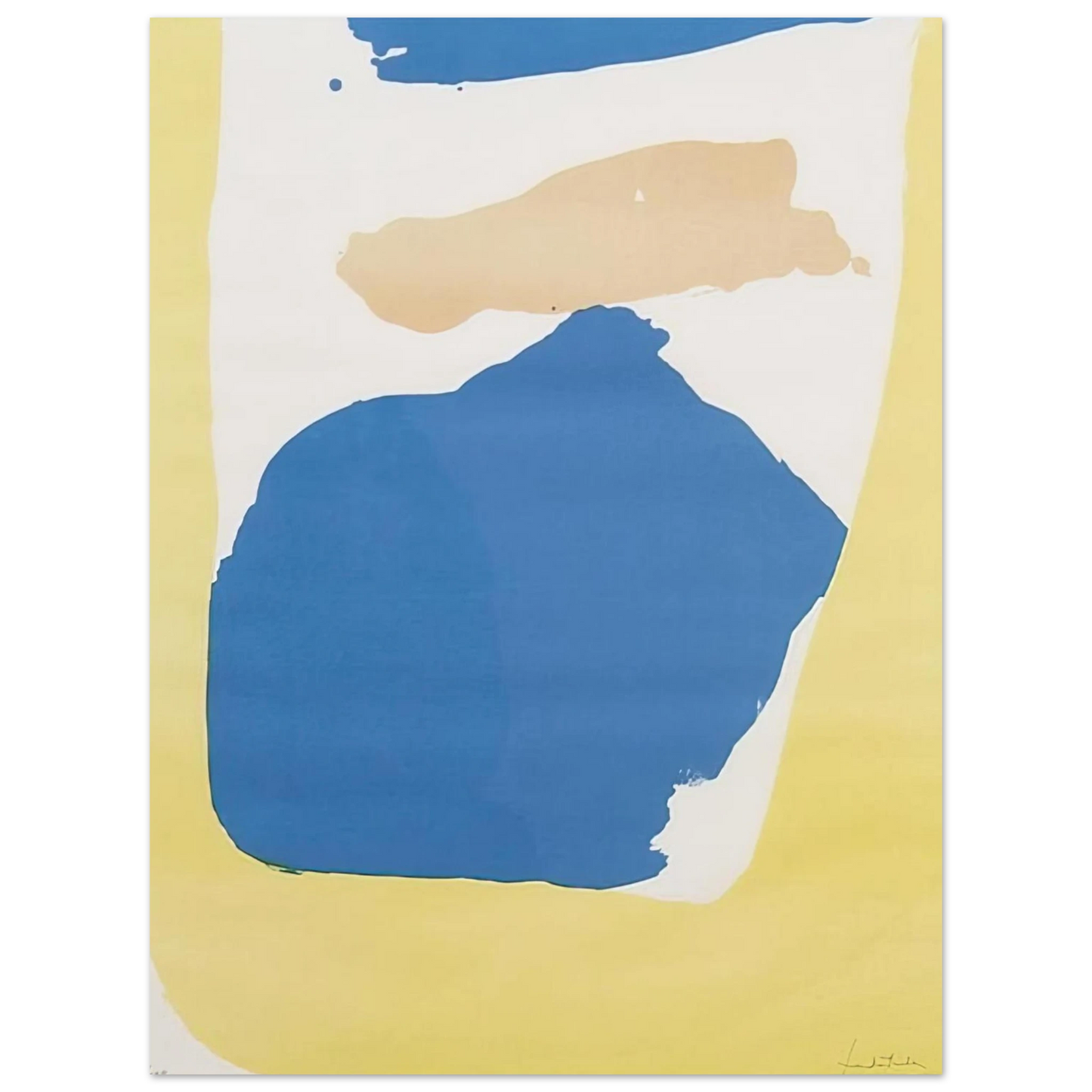 Helen Frankenthaler - Frankenthaler Preview - 1965 Wall art - 13x18 cm / 5x7 Inches - Fine Art Poster - -