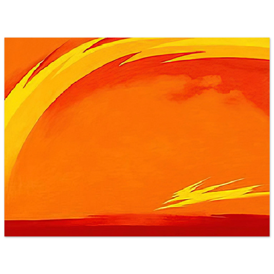 Georgia O'Keeffe - From the Plains II Fine Art Poster - 13x18 cm / 5x7 inches