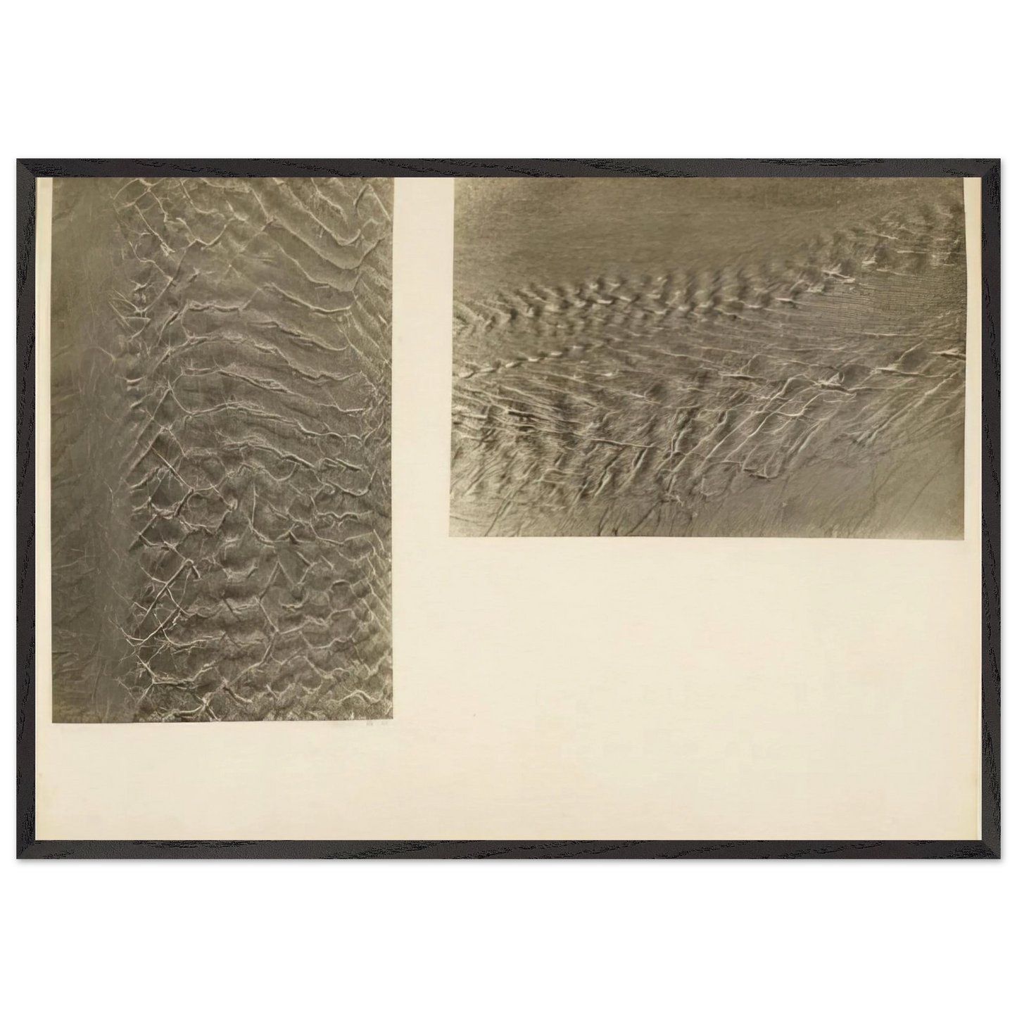 BRACKISH WATER BIARRITZ VIII 1929 - Josef Albers Framed Art Print – Black Wooden Frame - Default Title - -Framed Art Print