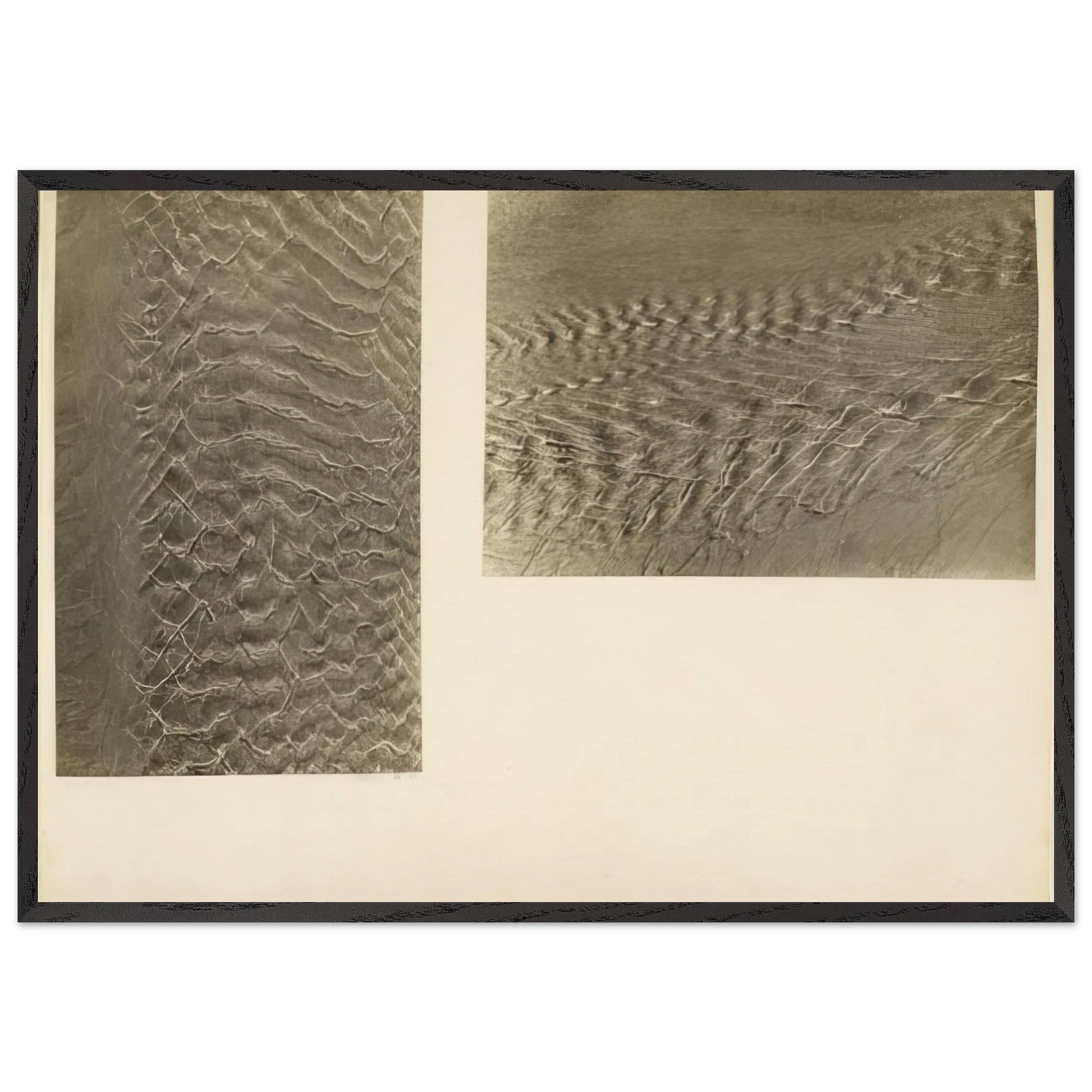 BRACKISH WATER BIARRITZ VIII 1929 - Josef Albers Framed Art Print – Black Wooden Frame - Default Title - -Framed Art Print