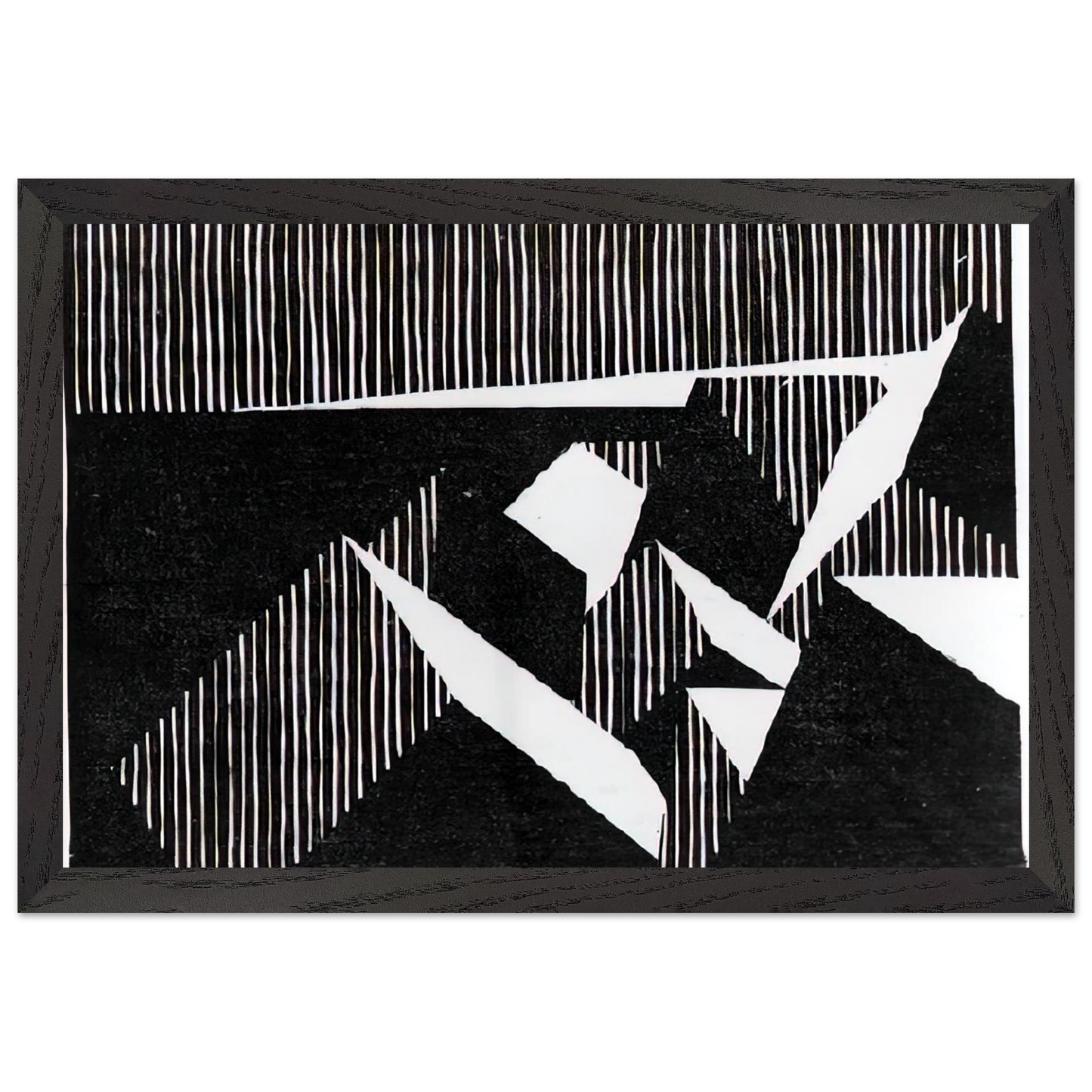 MC Escher - ESCHER (8) Wall Art - 30x40 cm / 12x16 inches - Premium Wooden Framed Poster With Fine Art Paper - Black frame