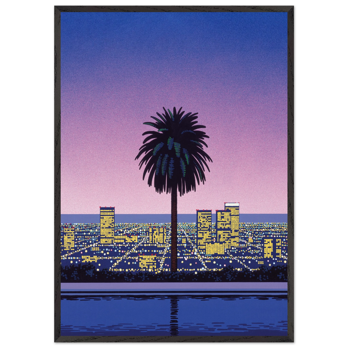 Pacific Breeze 2 N2 - Hiroshi Nagai 70x100 cm / 28x40 inches Framed Art Print – Black Wooden Frame