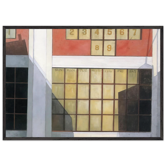 Business - 1921 - Charles Demuth Framed Art Print – Black Wooden Frame - Default Title - -Framed Art Print