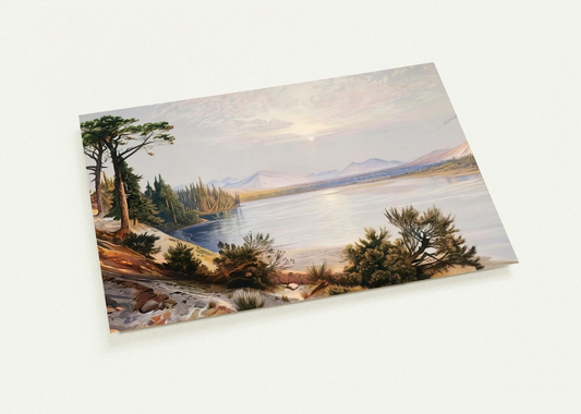 Head of Yellowstone River By Thomas Moran Pack of 10 Post Cards | Thomas Moran Post Cards | A6 (10.5 x 14.8 cm) - 4.1 x 5.8 inches