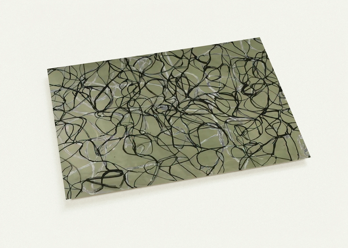 Bridge Study - 1991 By Brice Marden Pack of 10 Post Cards | Brice Marden Post Cards | A6 (10.5 x 14.8 cm) - 4.1 x 5.8 inches