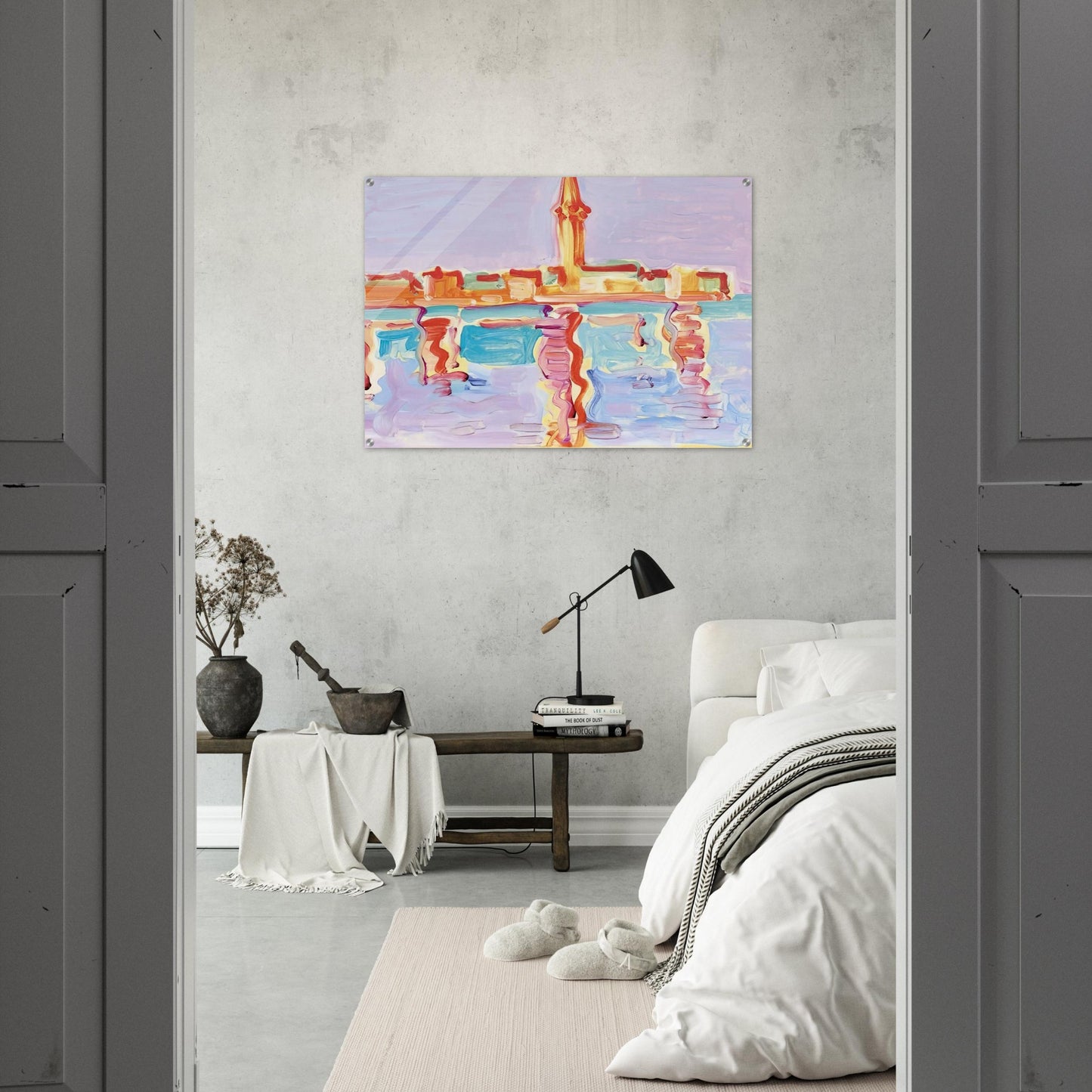 Untitled - 1955 - Charles Lapicque Acrylic Print - 70x100 cm / 28x40″ inches | Charles Lapicque Wall Art | Charles Lapicque Prints