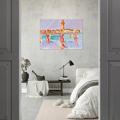 Untitled - 1955 - Charles Lapicque Acrylic Print - 70x100 cm / 28x40″ inches | Charles Lapicque Wall Art | Charles Lapicque Prints