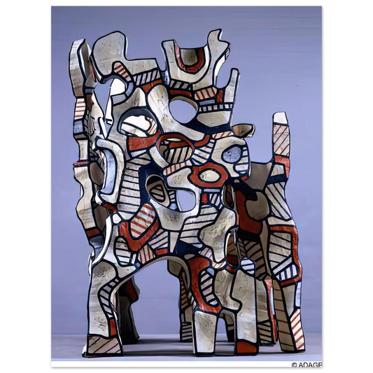 Jean Dubuffet - THE COSMORAMA IV Fine Art Poster - Default Title