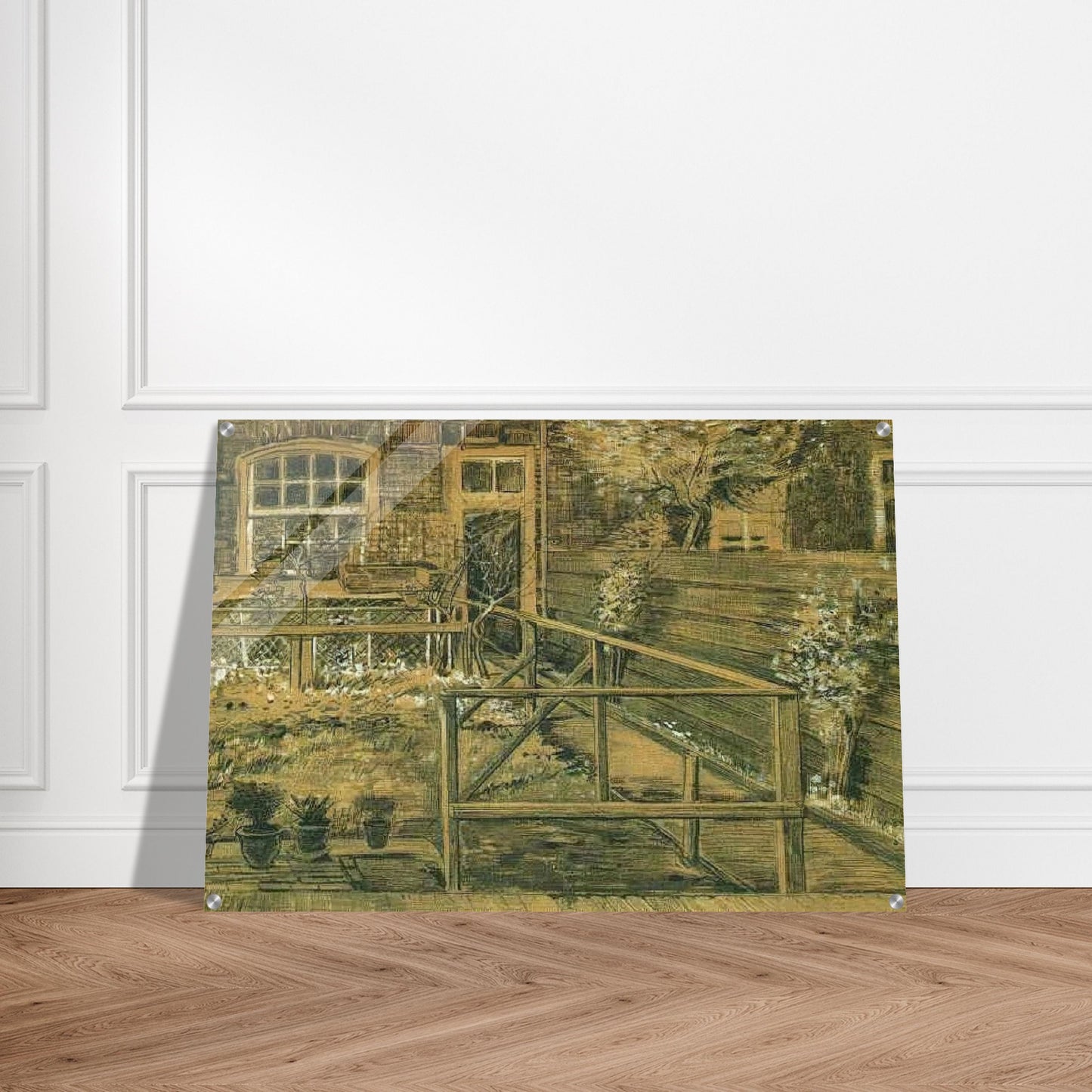 Sien's Mother's House, Closer View - Vincent van Gogh Acrylic Print - 70x100 cm / 28x40″ inches
