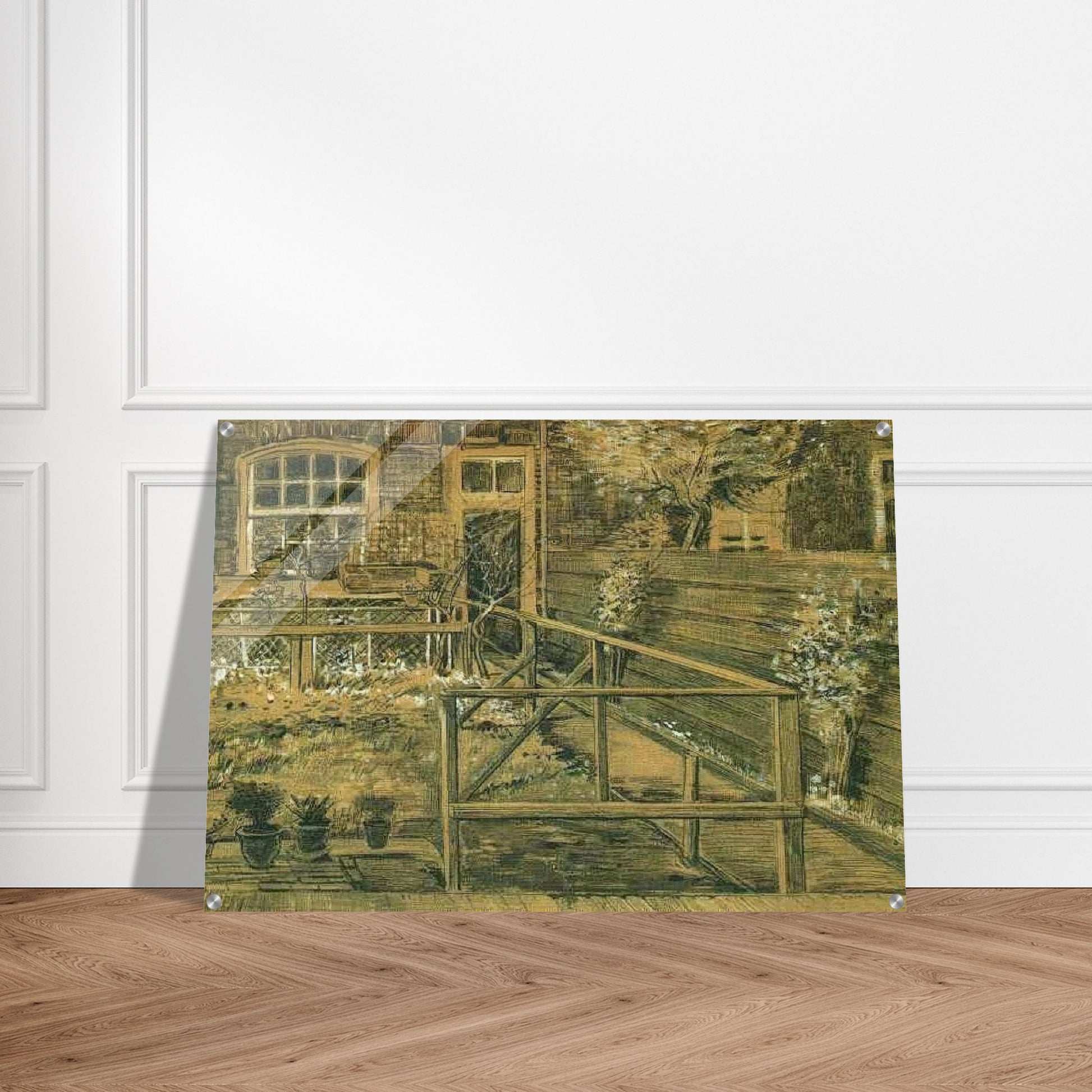 Sien's Mother's House, Closer View - Vincent van Gogh Acrylic Print - 70x100 cm / 28x40″ inches