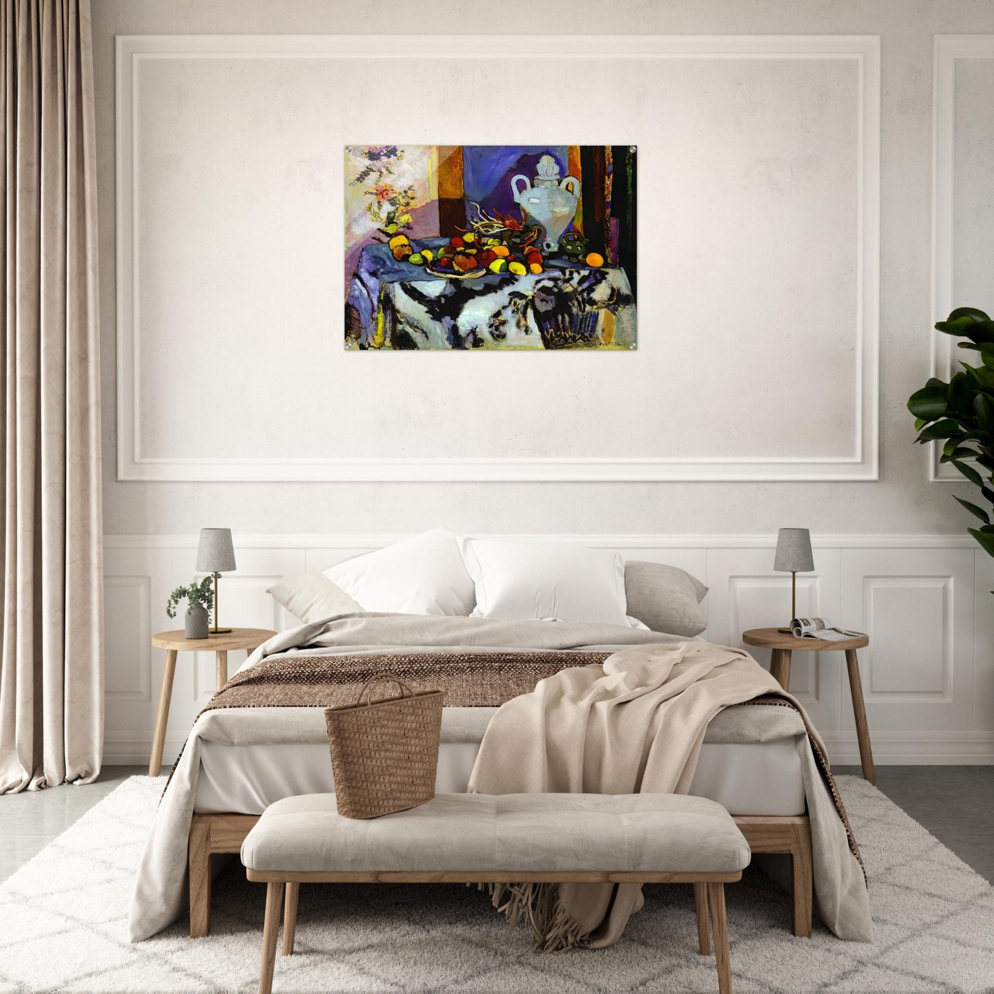 BLUE STILL LIFE - Henri Matisse Acrylic Print - 70x100 cm / 28x40″ inches